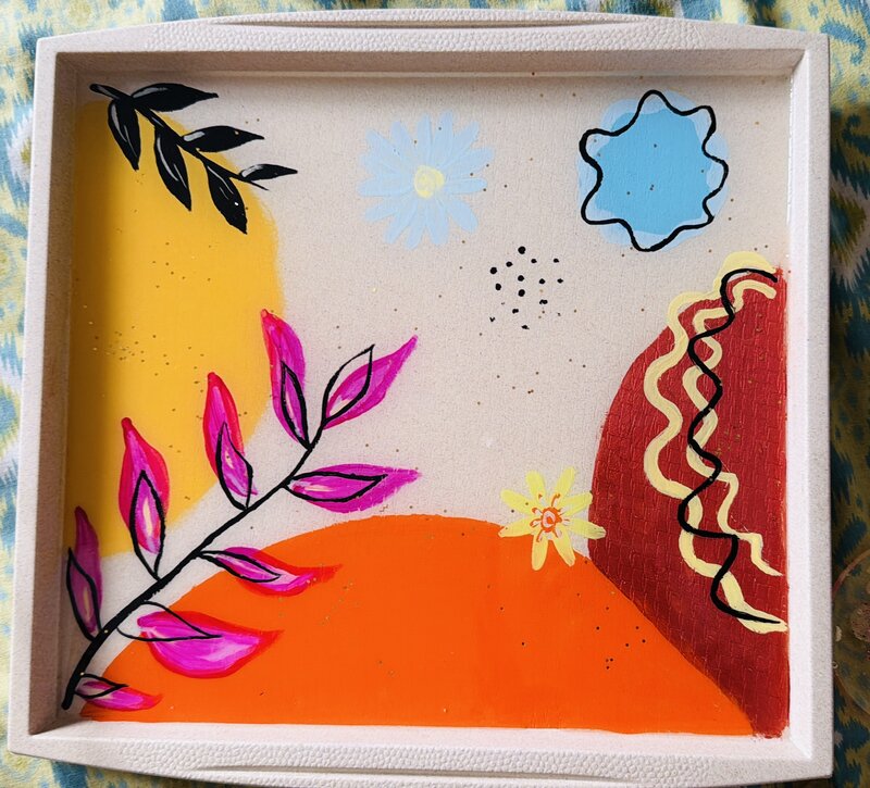 Handpainted Trays